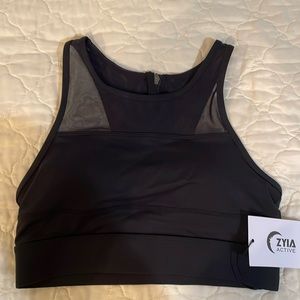 Zyia Black All Star Bra NWT